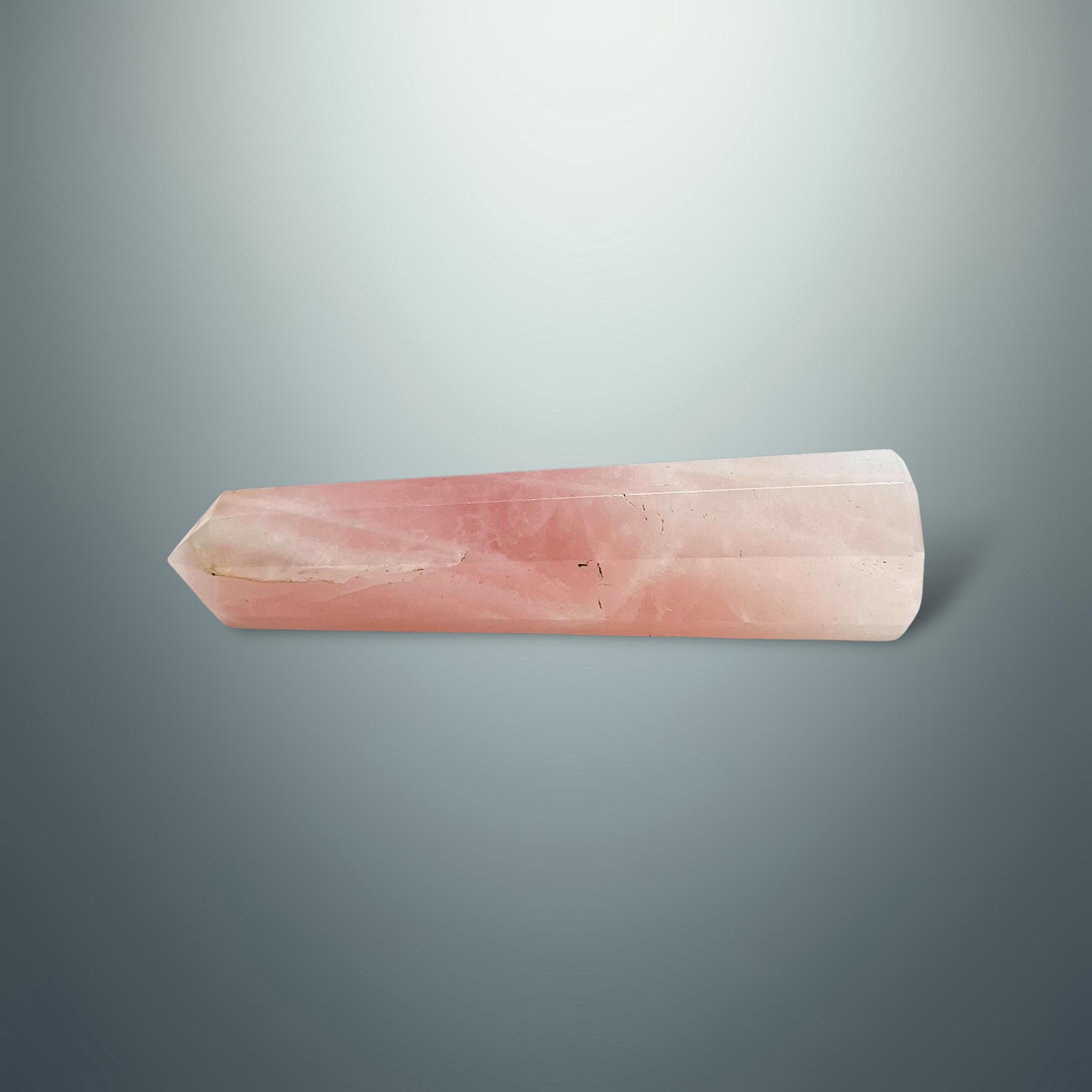 #piezas únicas_torre hexagonal cuarzo rosa 2