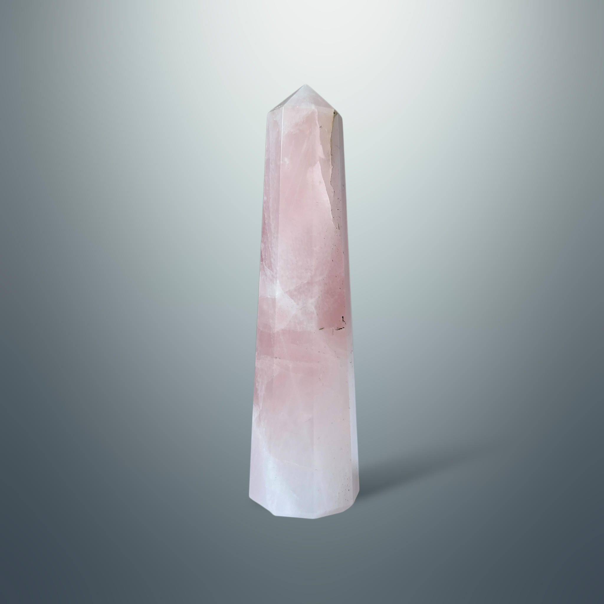 #piezas únicas_torre hexagonal cuarzo rosa 2