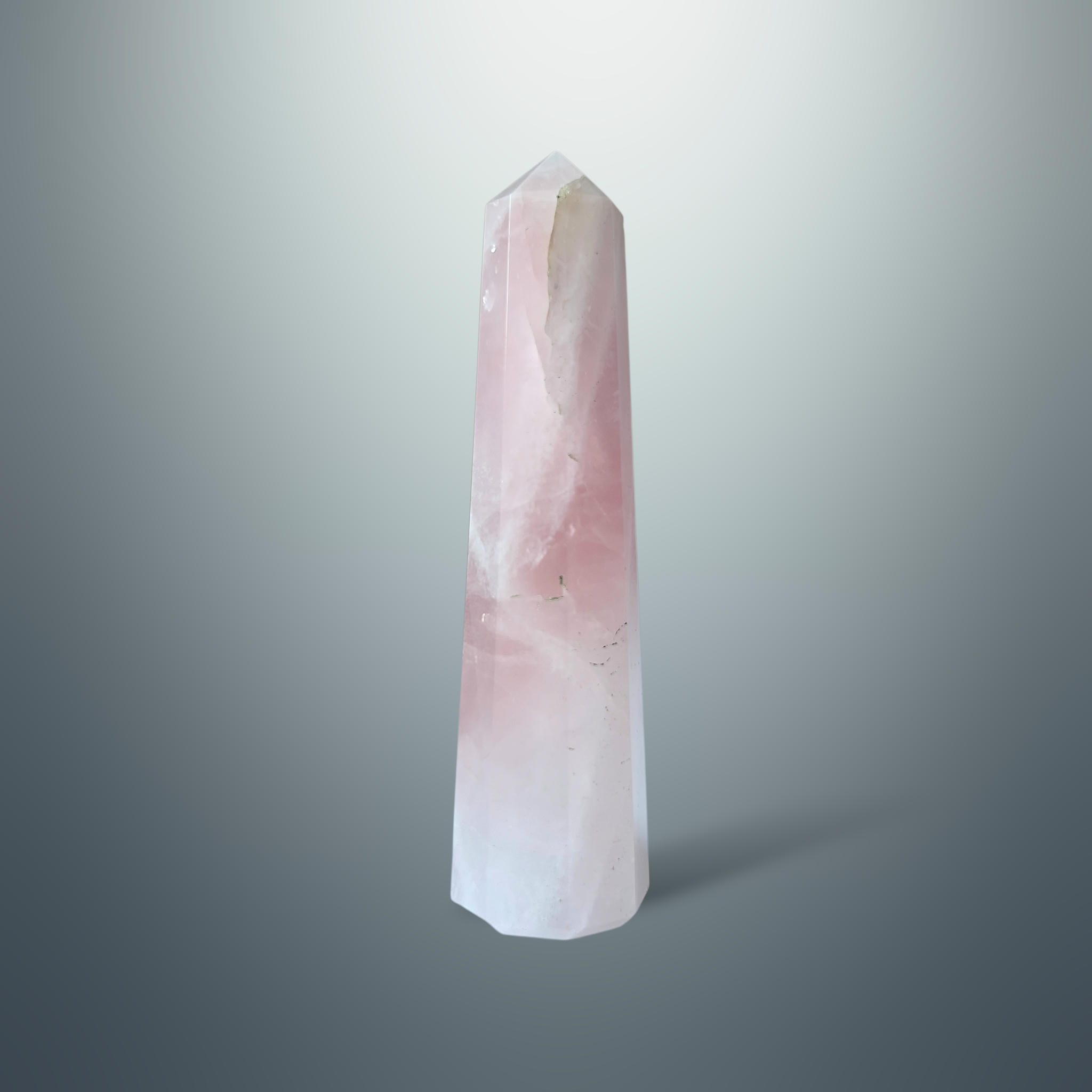 #piezas únicas_torre hexagonal cuarzo rosa 2