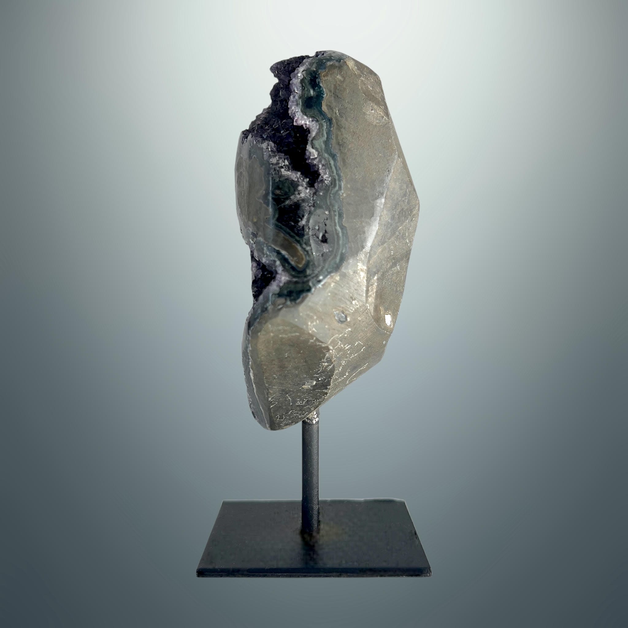 #piezas únicas_geoda amatista negra 2