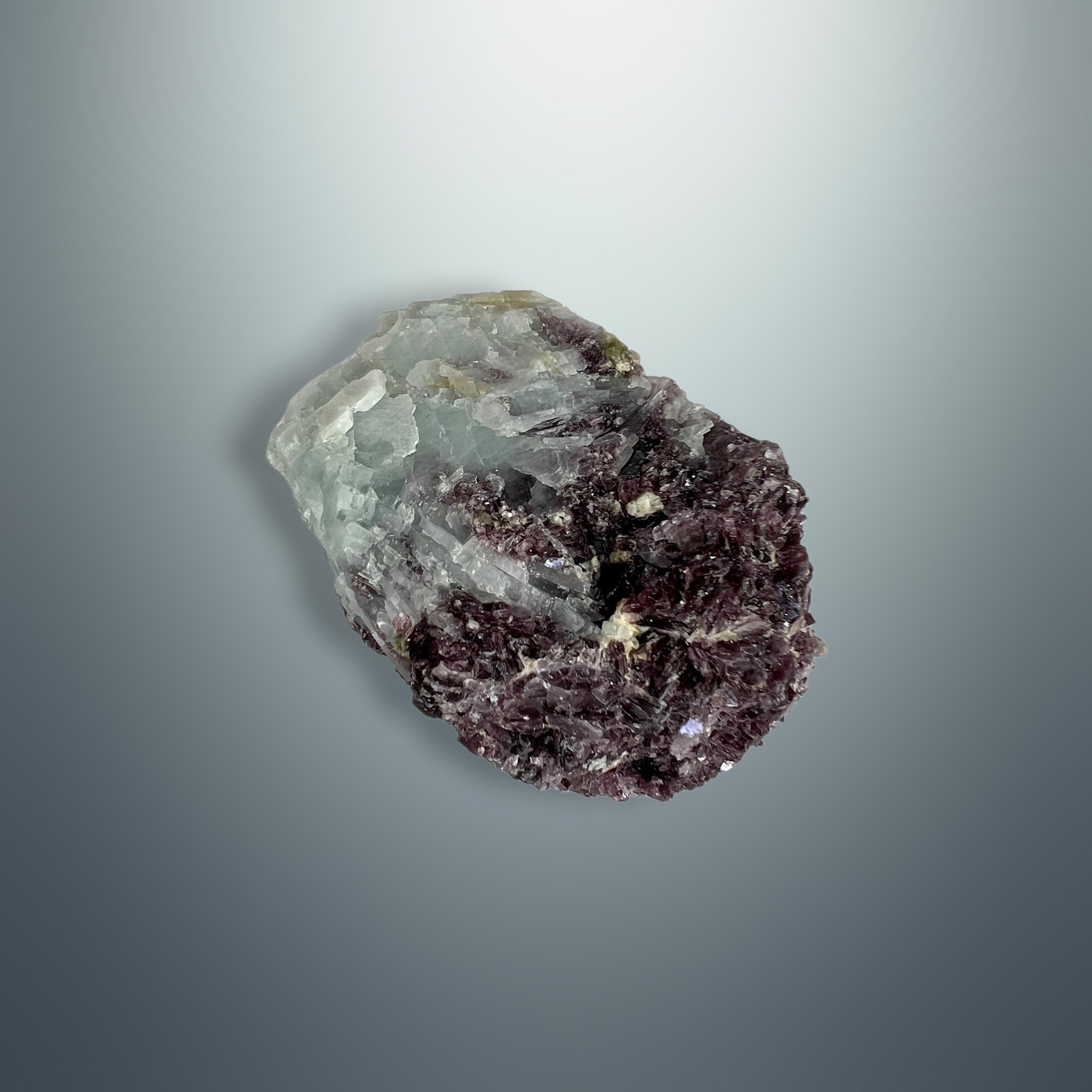 #piezas únicas_lepidolita en matriz de cuarzo 3