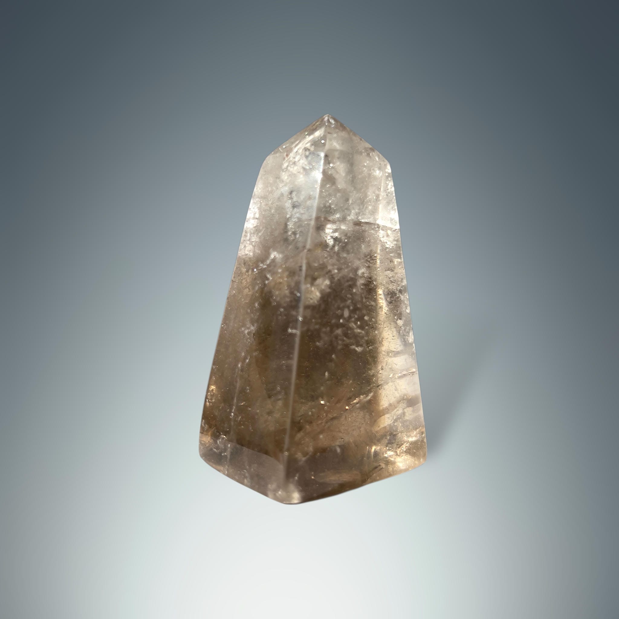 #piezas únicas_obelisco cuarzo ahumado 3