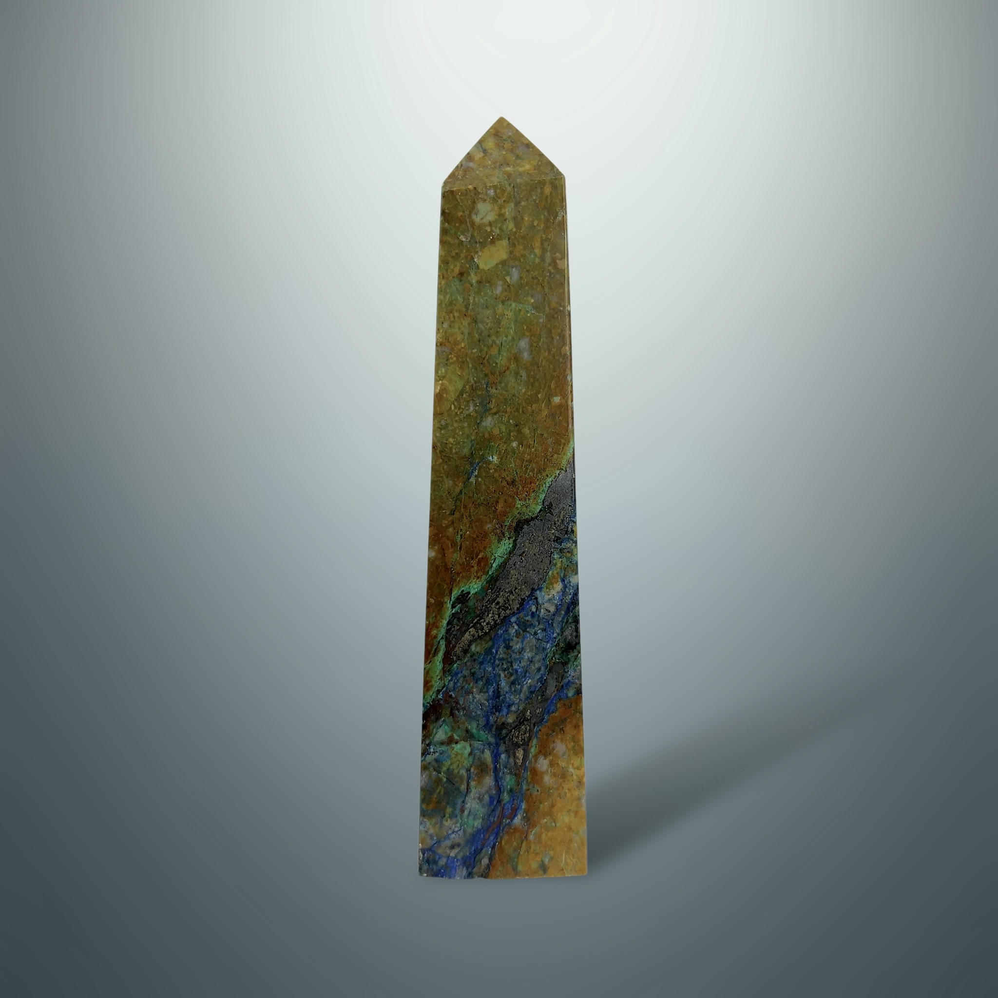 #piezas únicas_torre crisocola con azurita 3