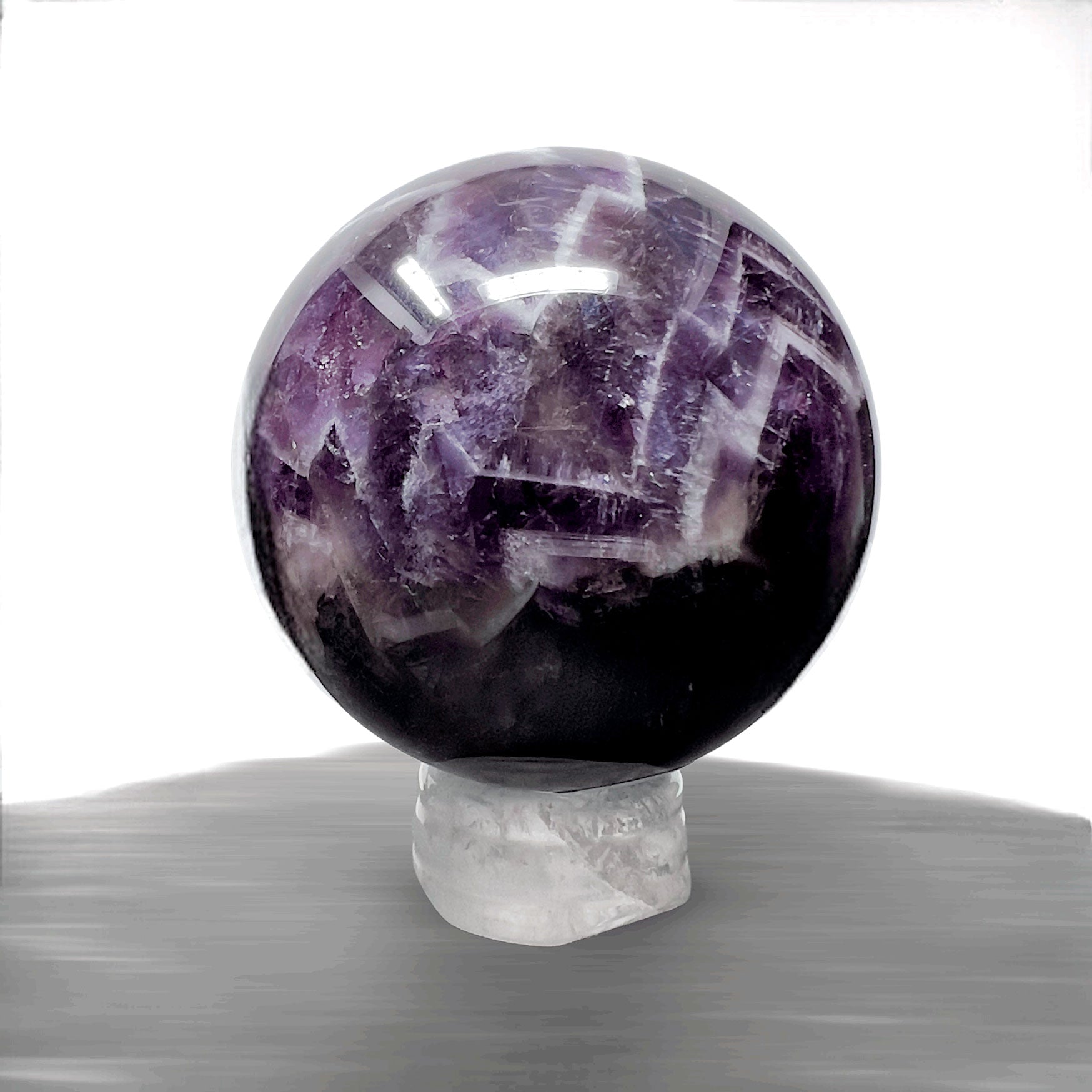 #piezas únicas_esfera amatista chevron 3