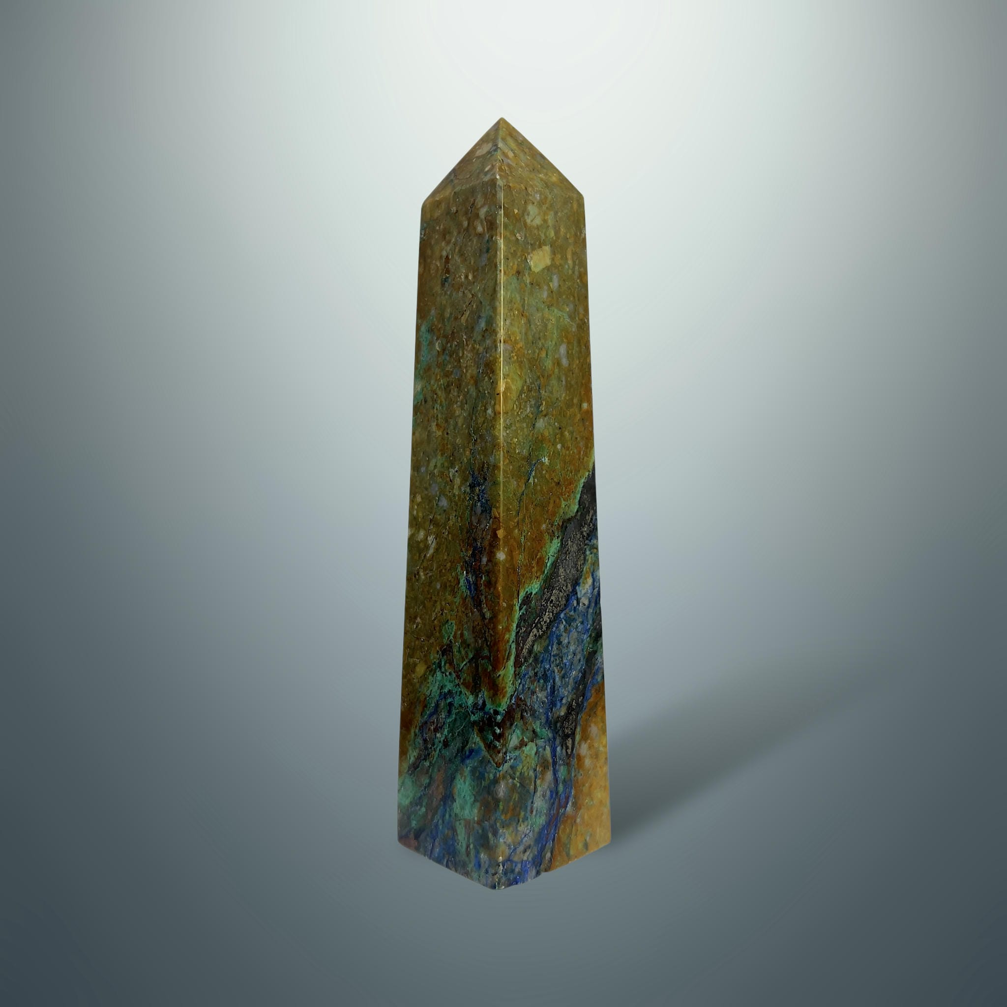 #piezas únicas_torre crisocola con azurita 3