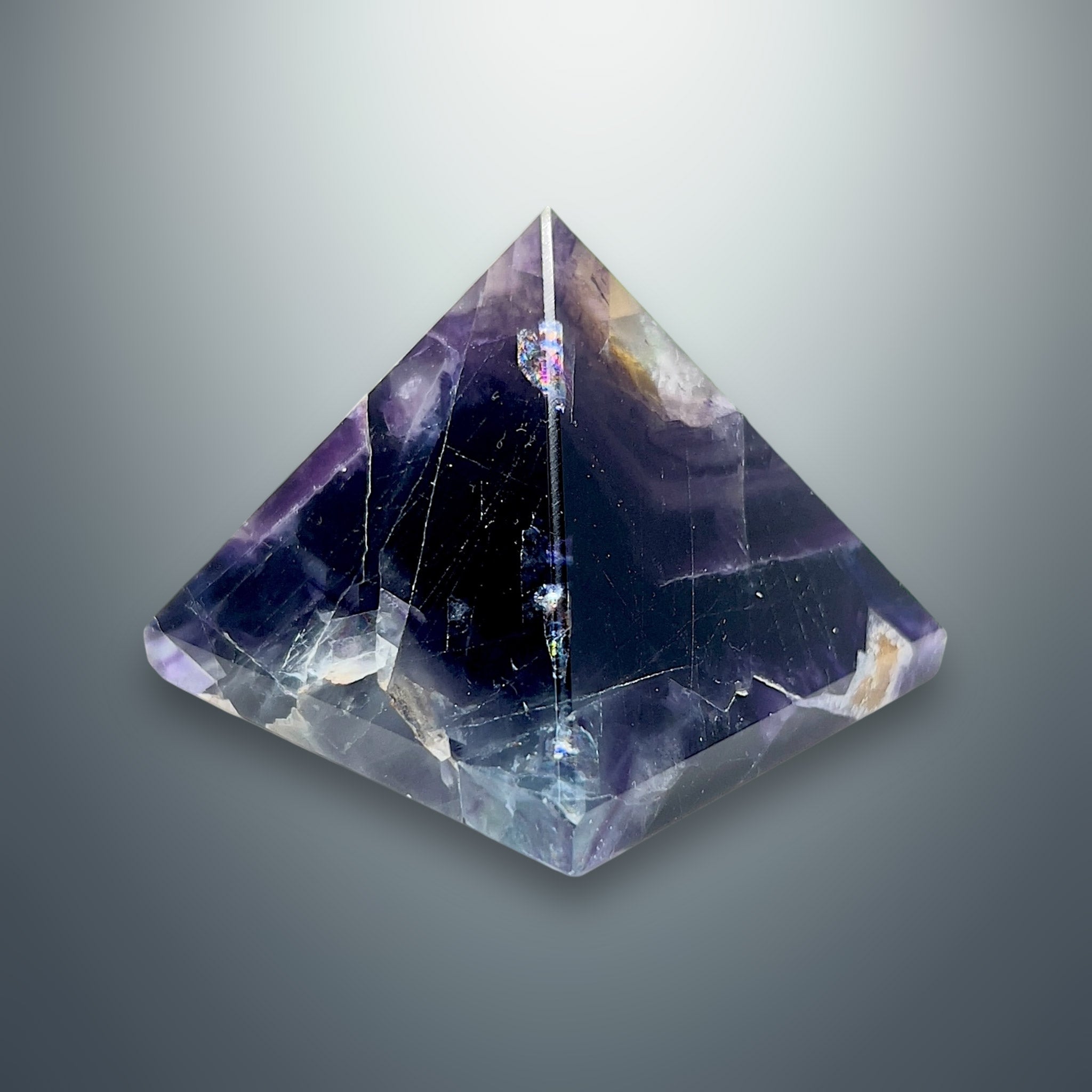 #piezas únicas_pirámide fluorita multicolor 4