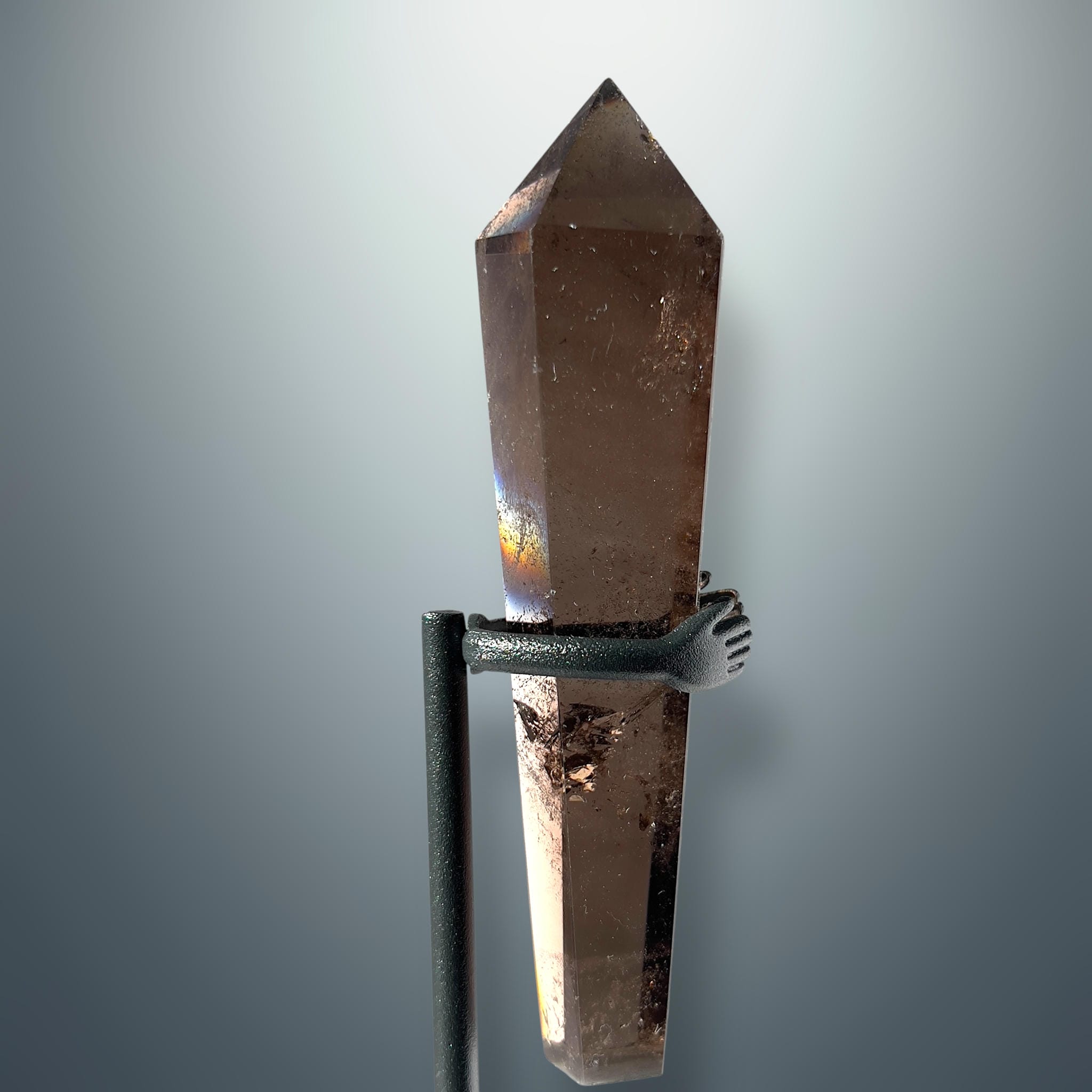 #piezas únicas_varita cuarzo ahumado 4