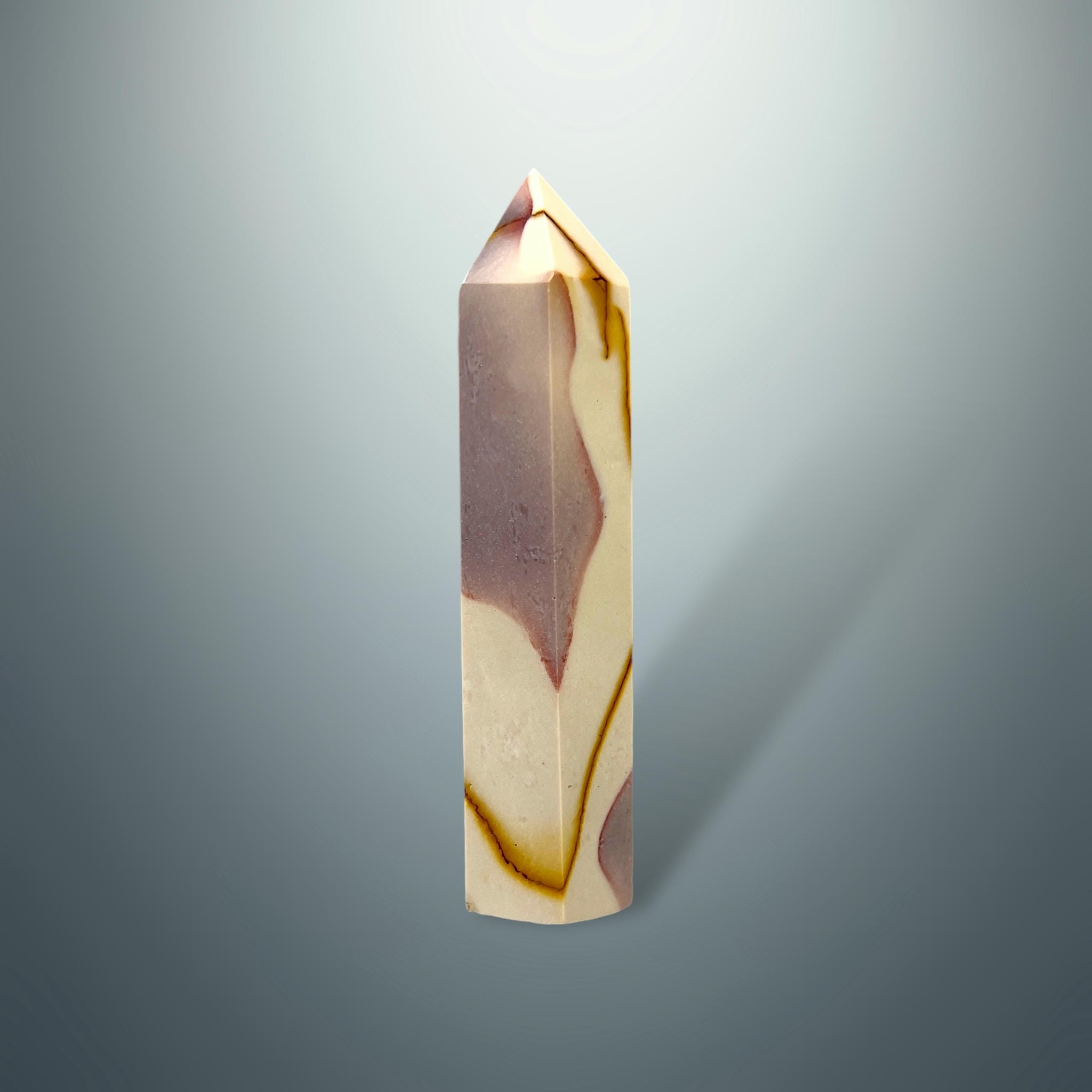 #piezas únicas_torre hexagonal mookaita 4