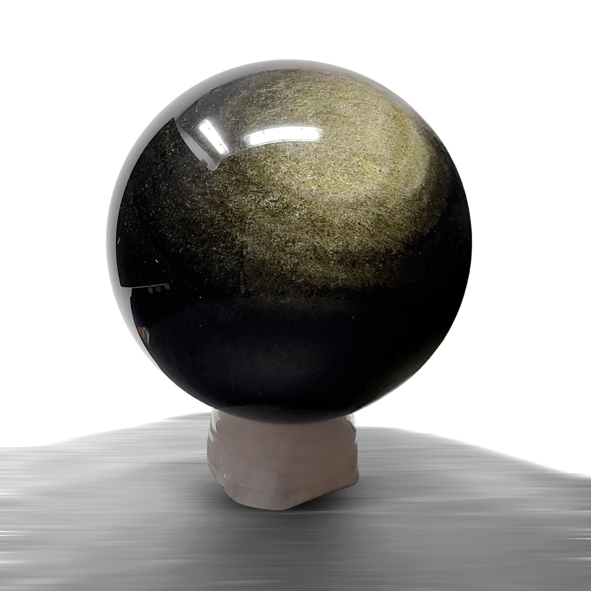 Obsidiana Oro en Esfera