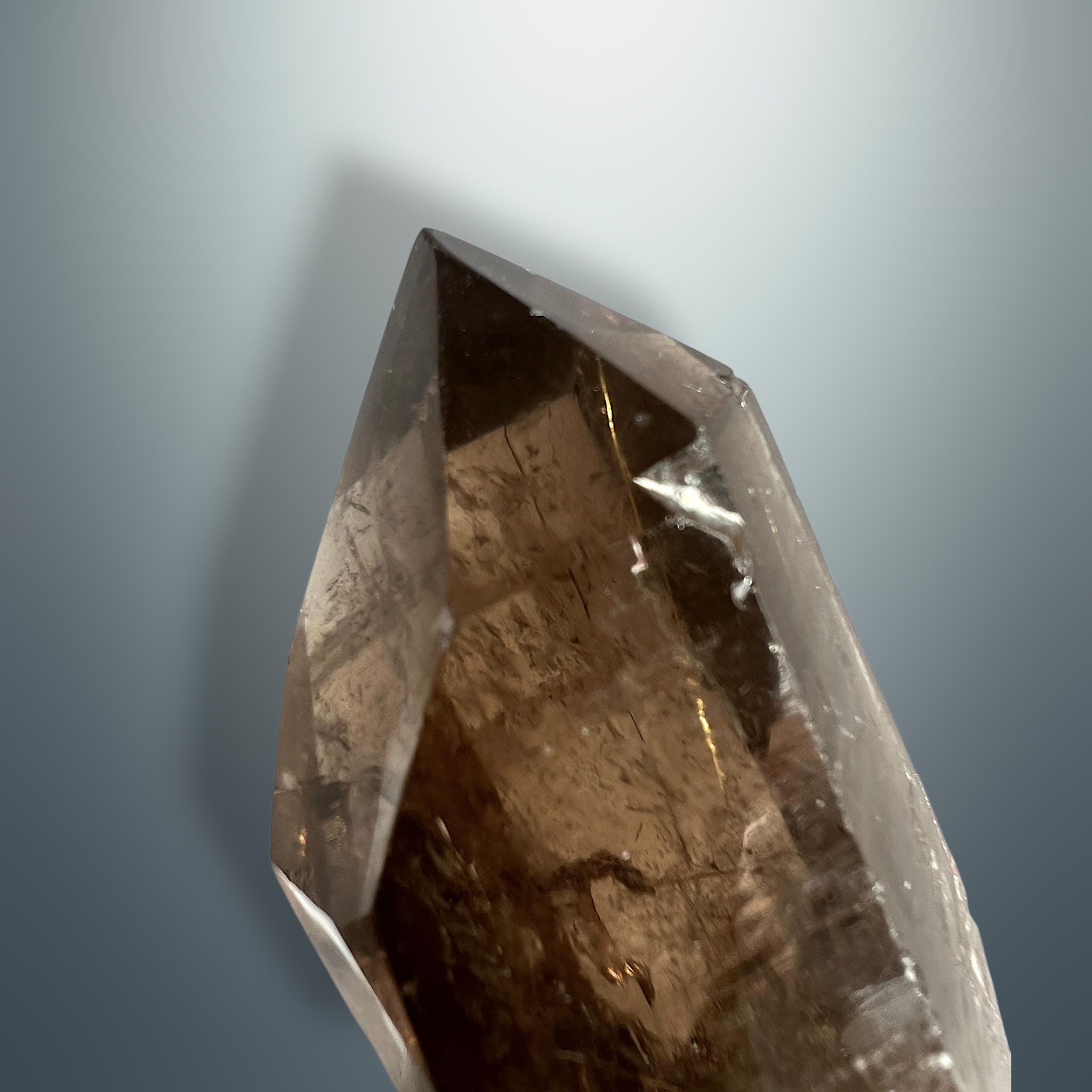 #piezas únicas_punta cuarzo ahumado con rutilo 5