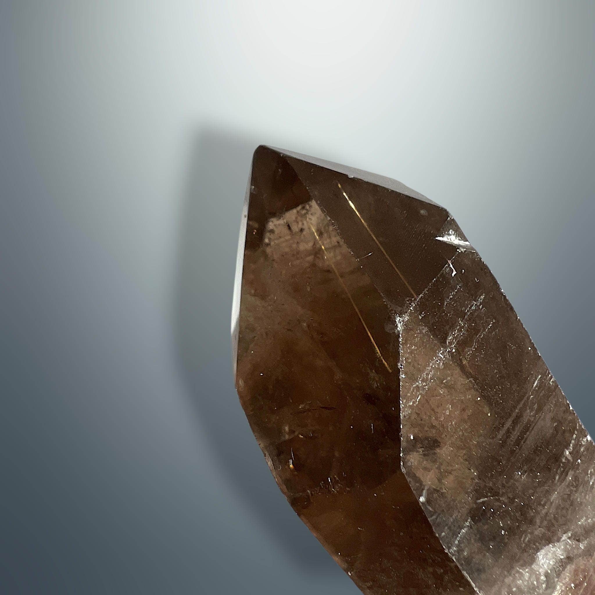 #piezas únicas_punta cuarzo ahumado con rutilo 5
