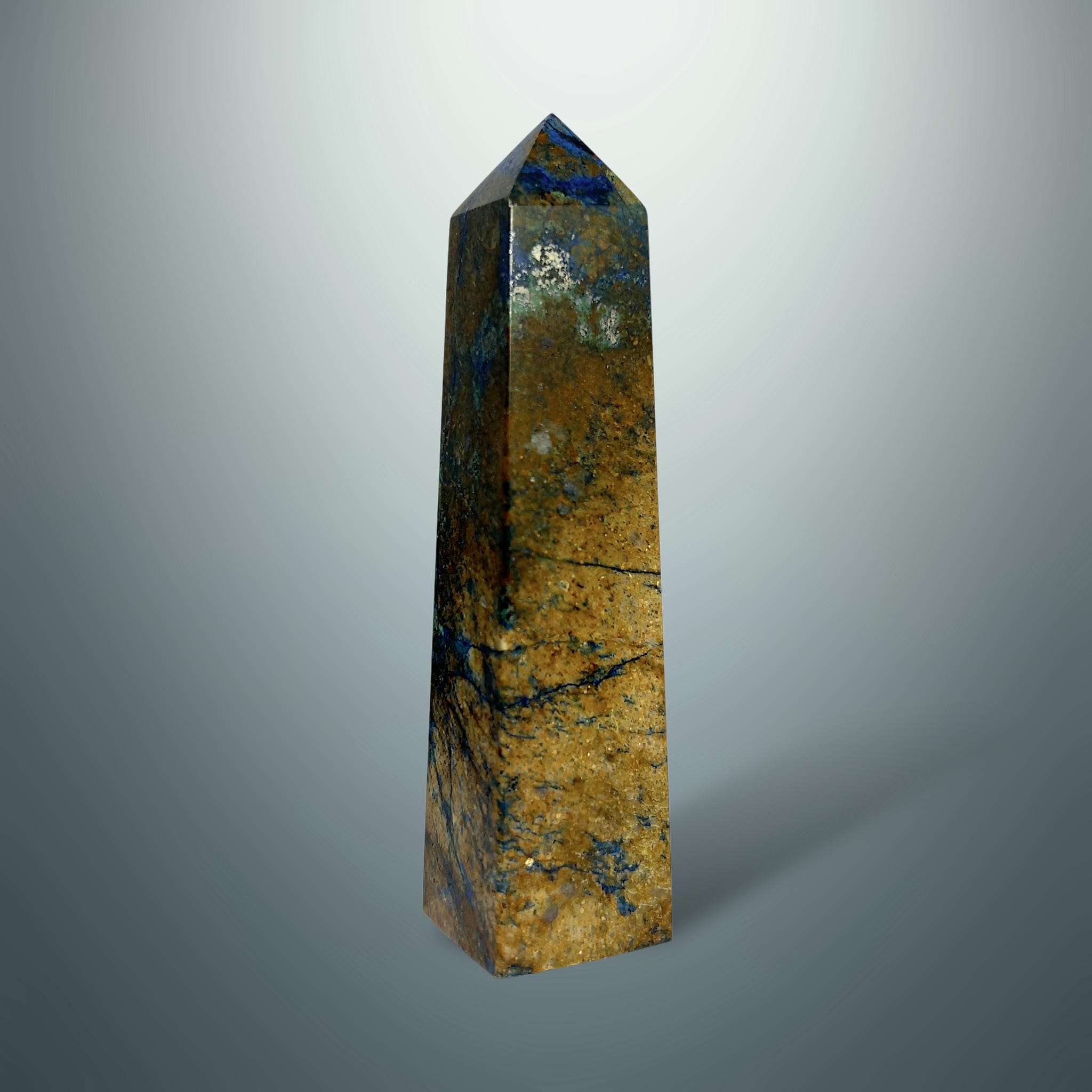 #piezas únicas_torre crisocola con azurita 5