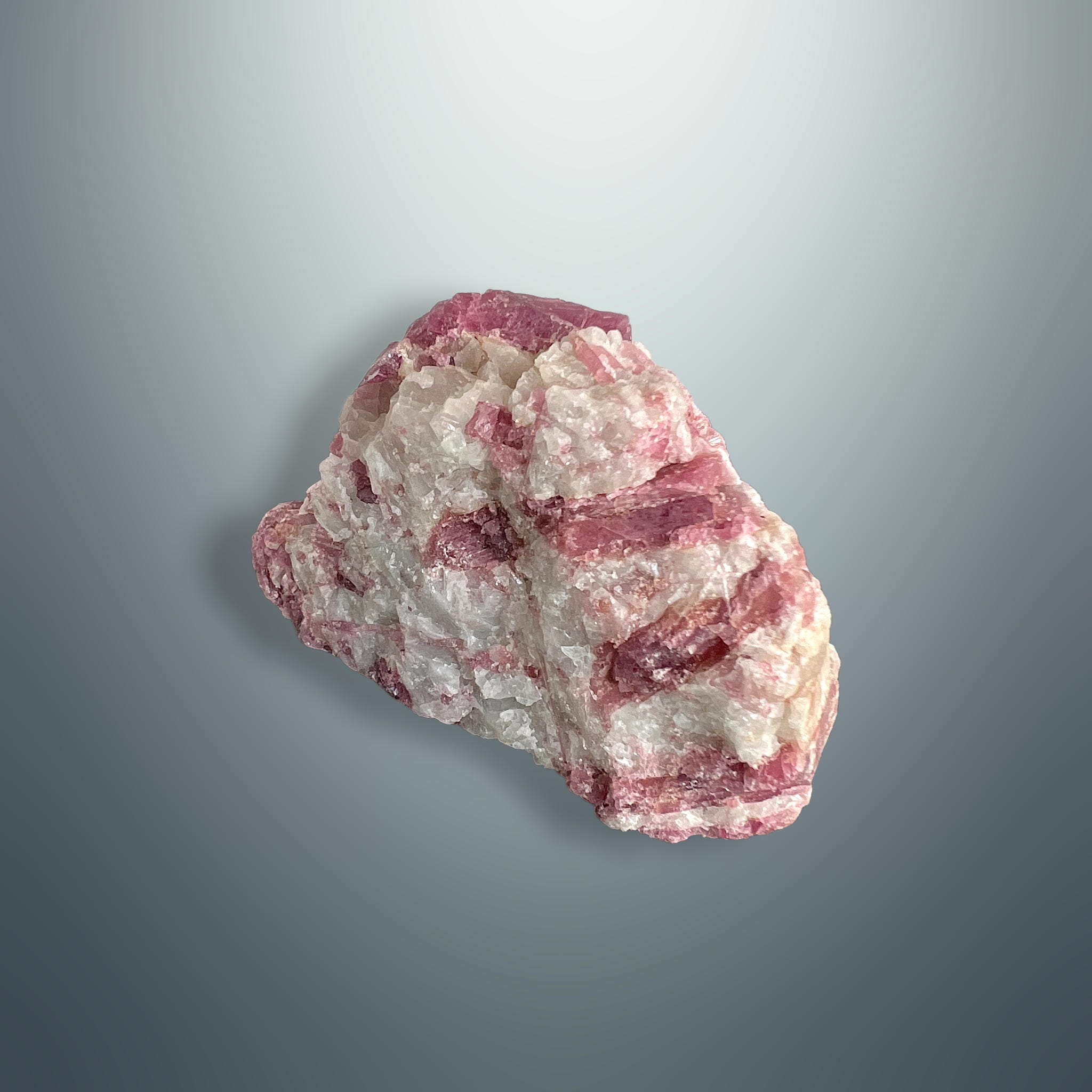 #piezas únicas_turmalina rosa en albita - bruto 5