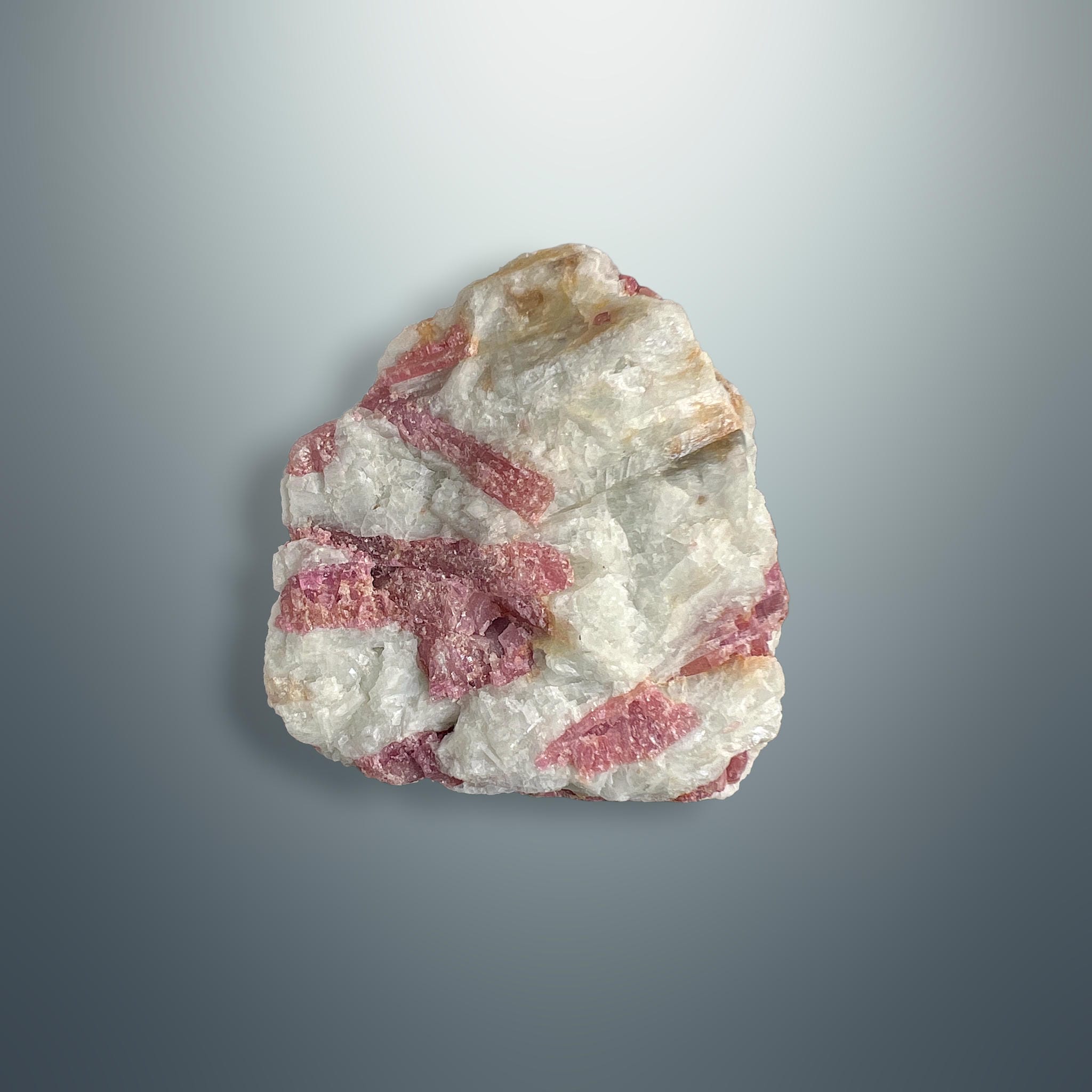 #piezas únicas_turmalina rosa en albita - bruto 6