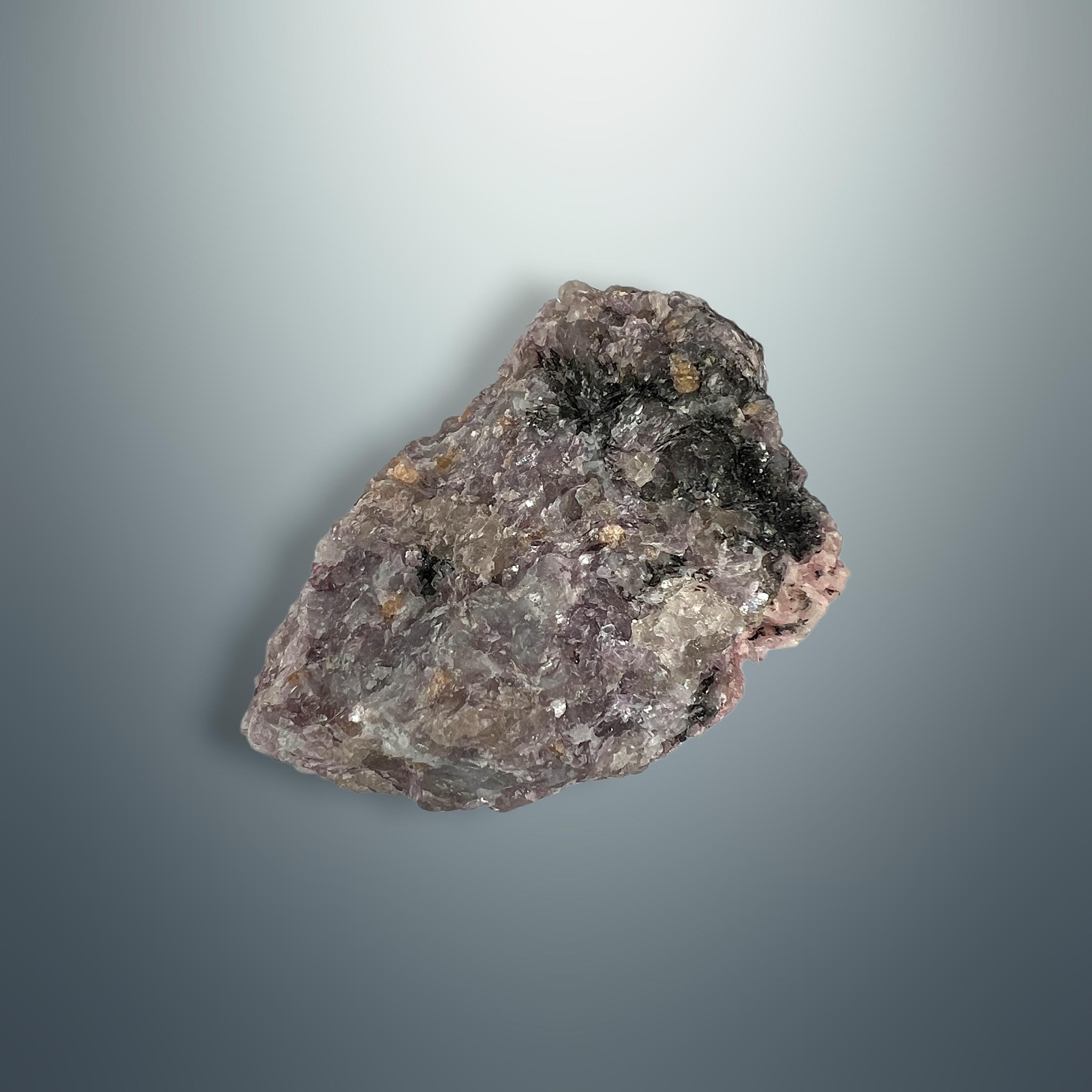 #piezas únicas_lepidolita en matriz de cuarzo 6