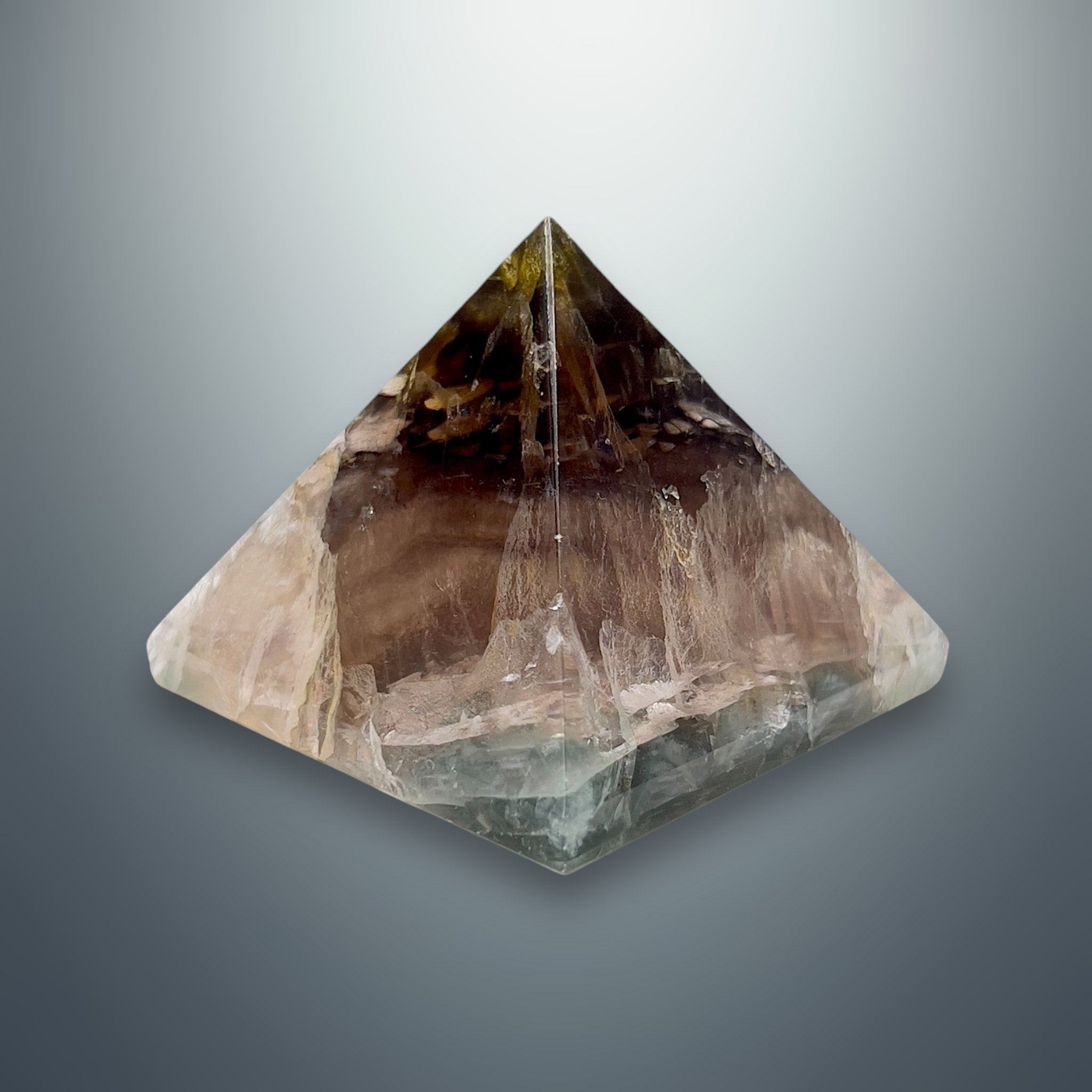 #piezas únicas_pirámide fluorita multicolor 6