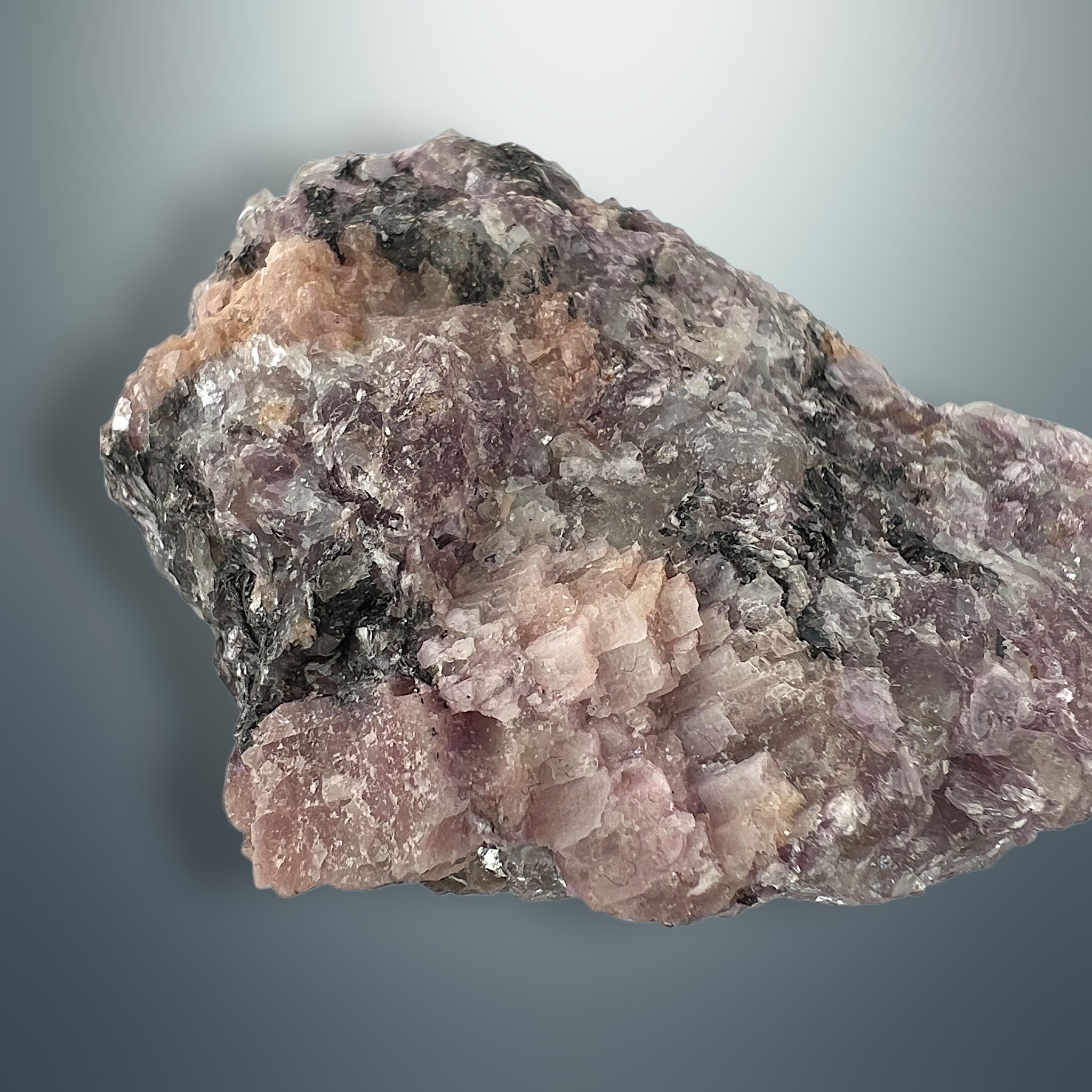 #piezas únicas_lepidolita en matriz de cuarzo 6