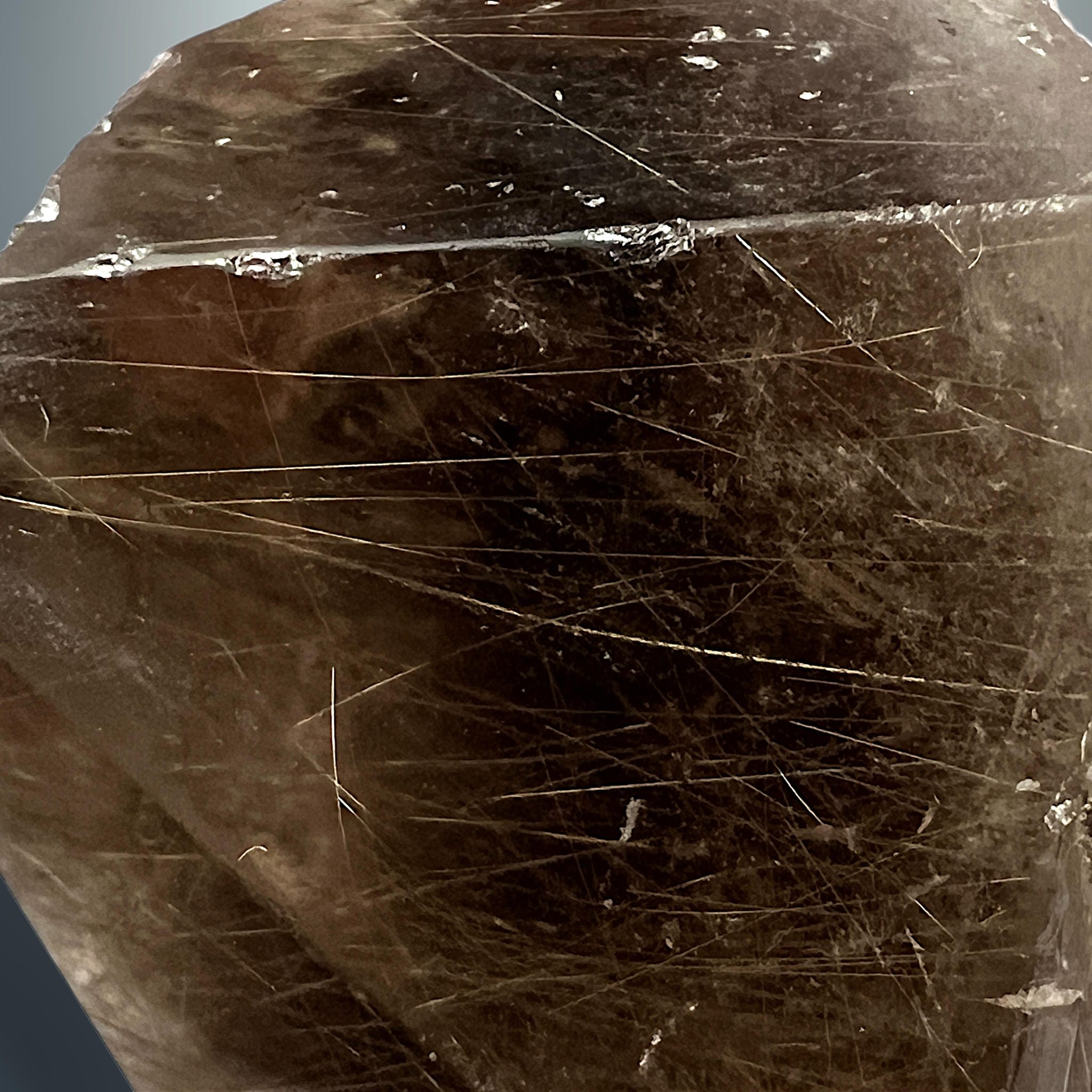 #piezas únicas_punta cuarzo ahumado con rutilo 7