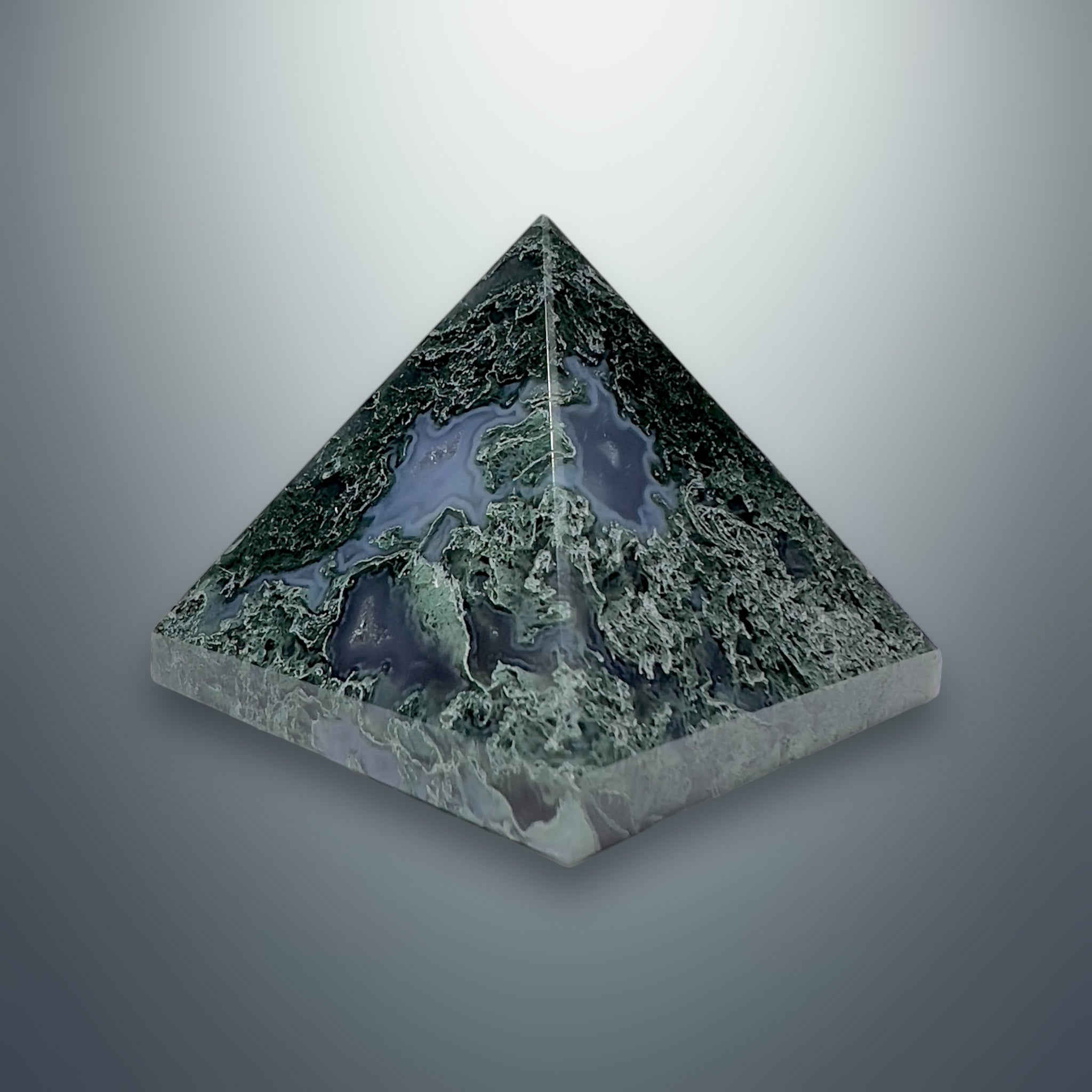#piezas únicas_pirámide ágata musgo 8