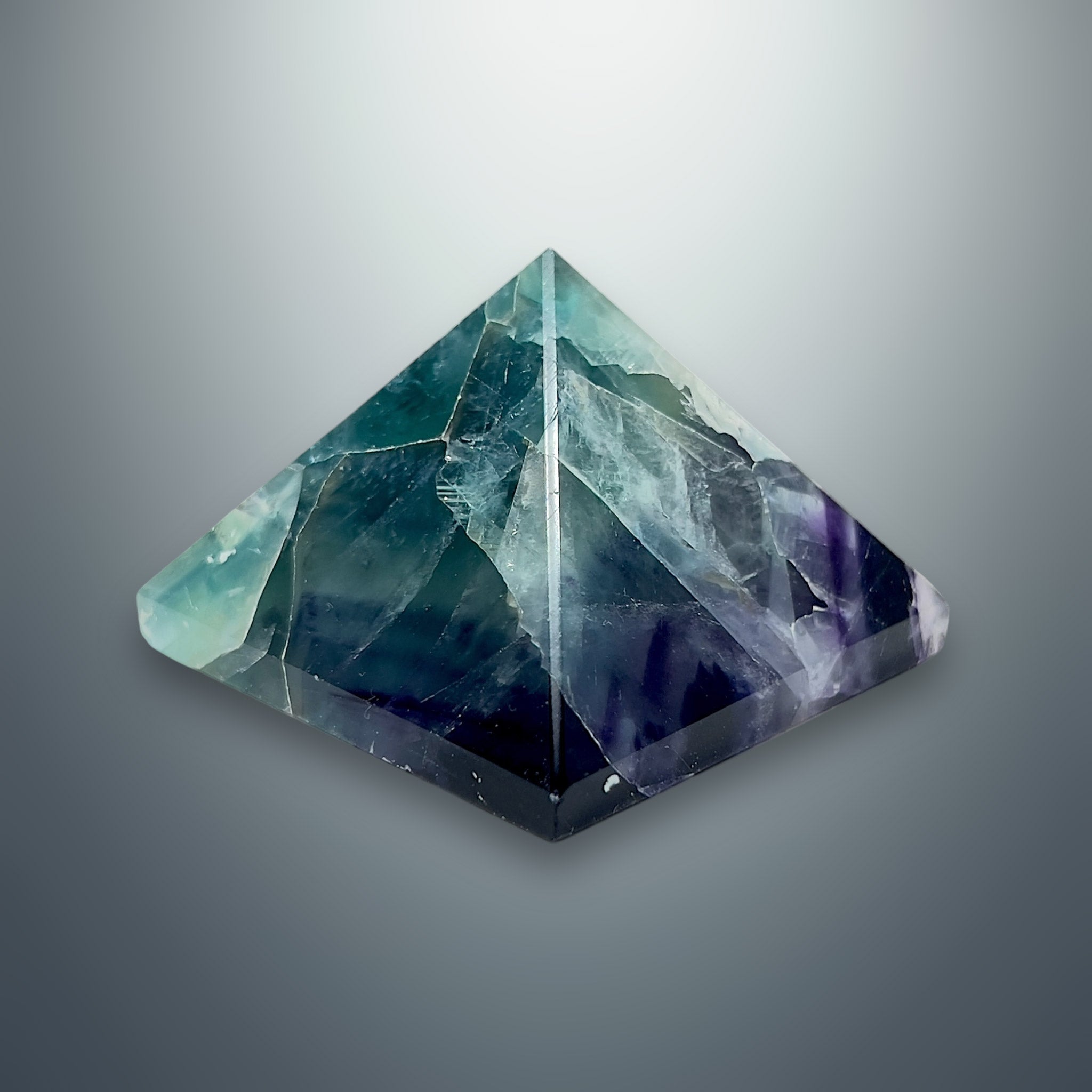 #piezas únicas_pirámide fluorita multicolor 8