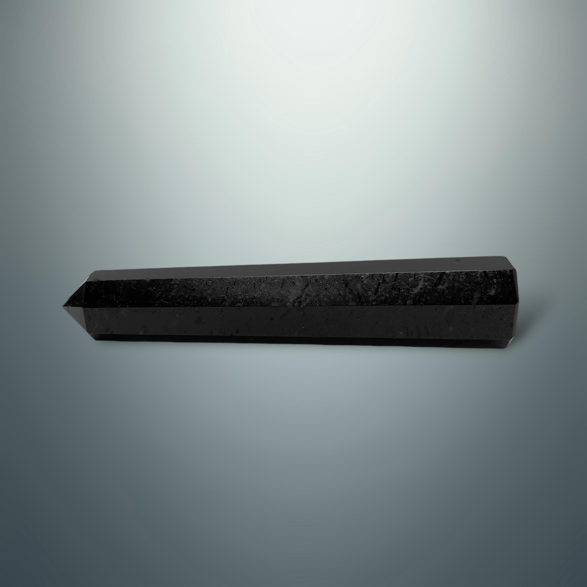 #piezas únicas_torre hexagonal turmalina negra 8