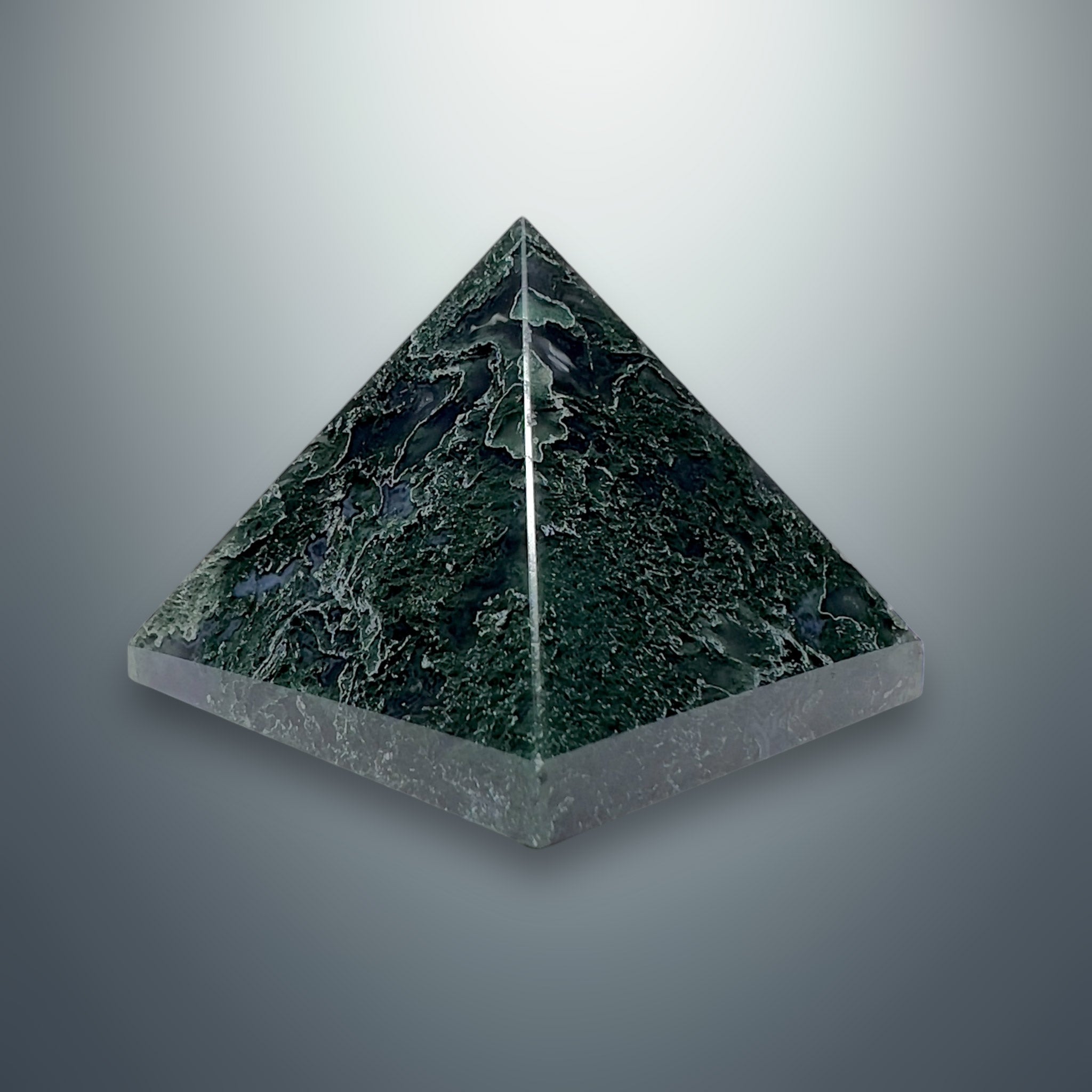 #piezas únicas_pirámide ágata musgo 8
