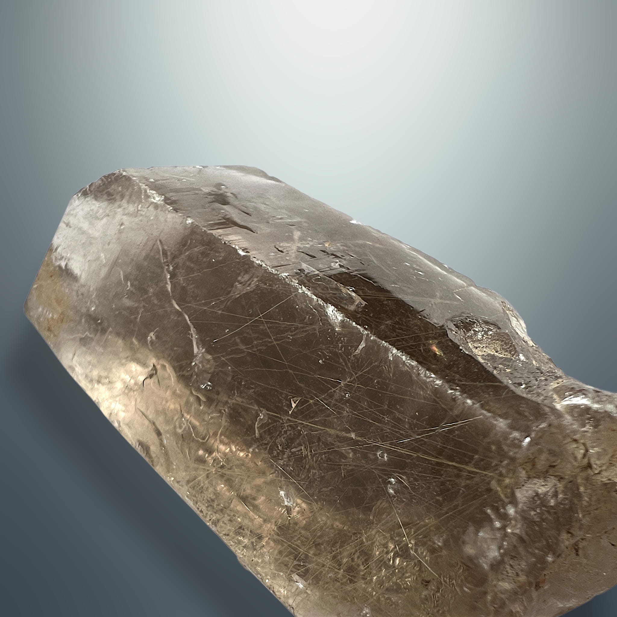 #piezas únicas_punta cuarzo ahumado con rutilo 8