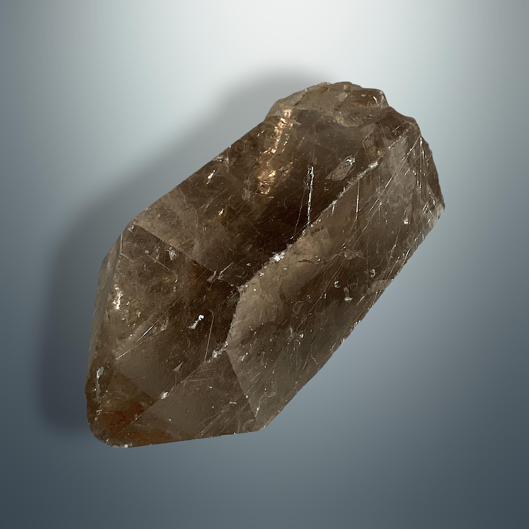 #piezas únicas_punta cuarzo ahumado con rutilo 8