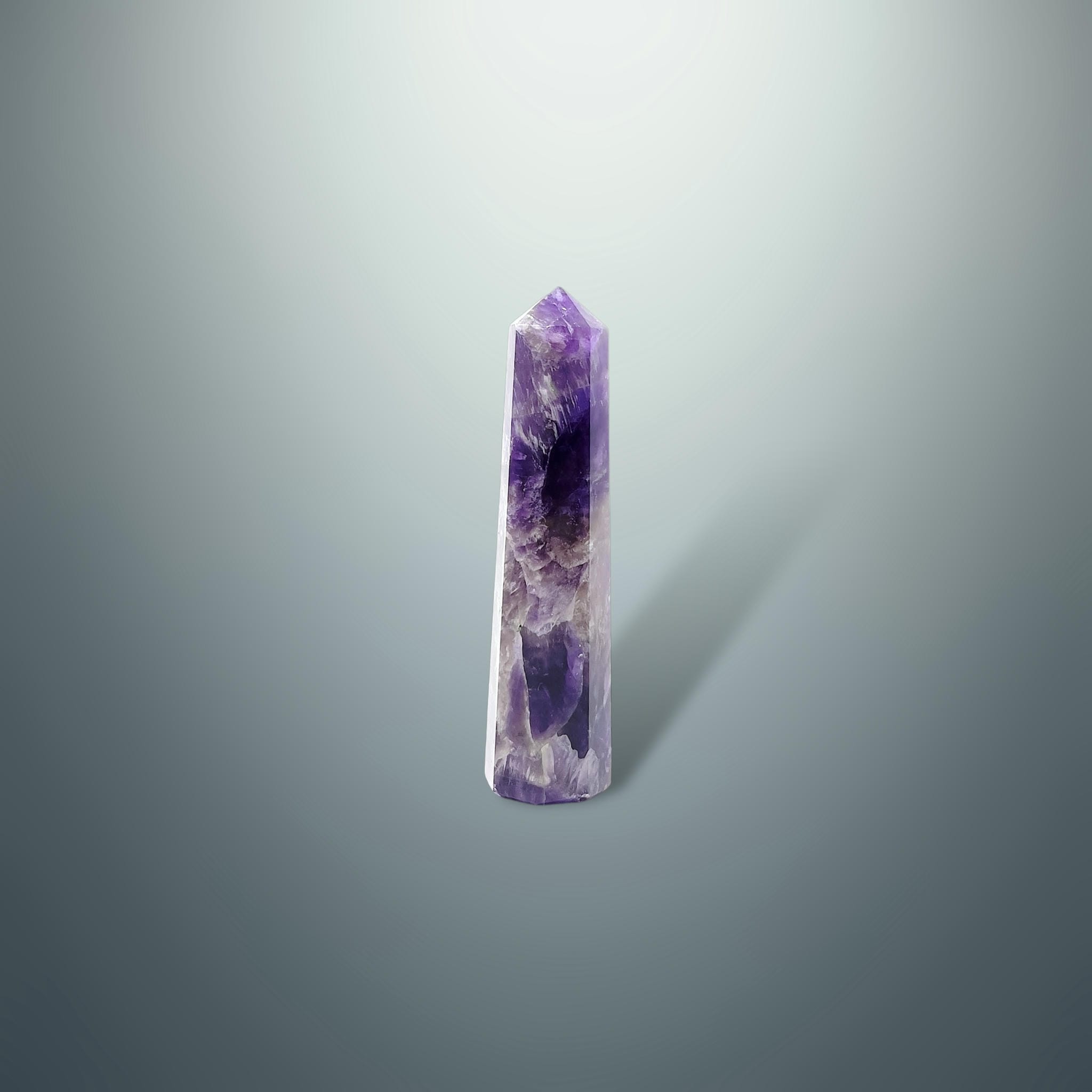 #piezas únicas_torre hexagonal amatista chevron 9