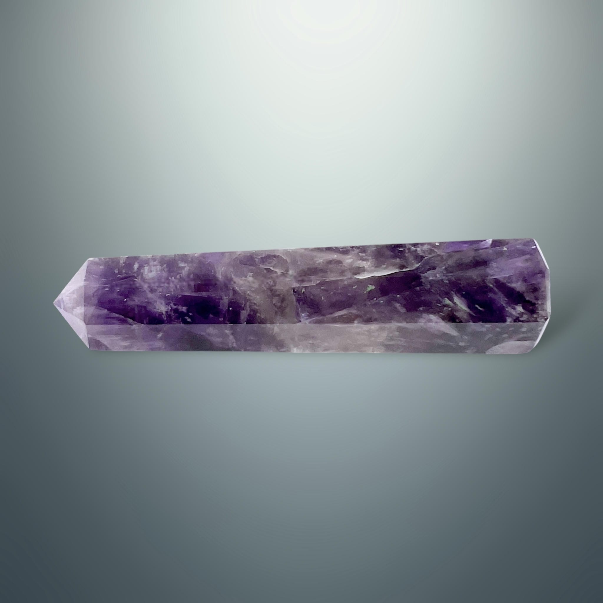 #piezas únicas_torre hexagonal amatista chevron 9