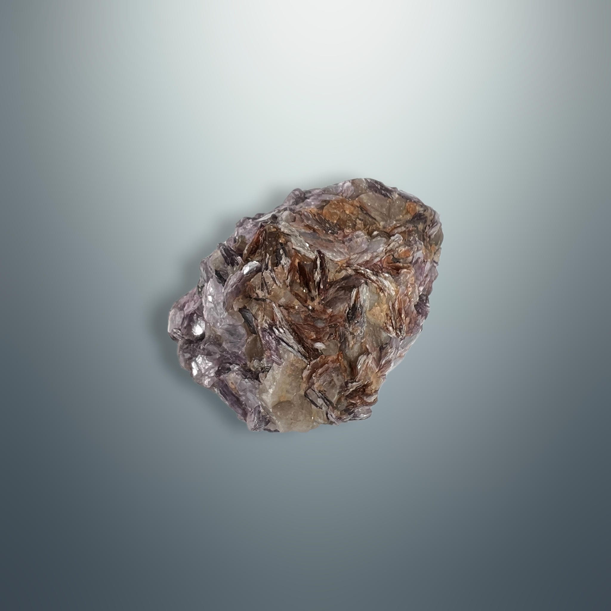 #piezas únicas_lepidolita en matriz de cuarzo 9