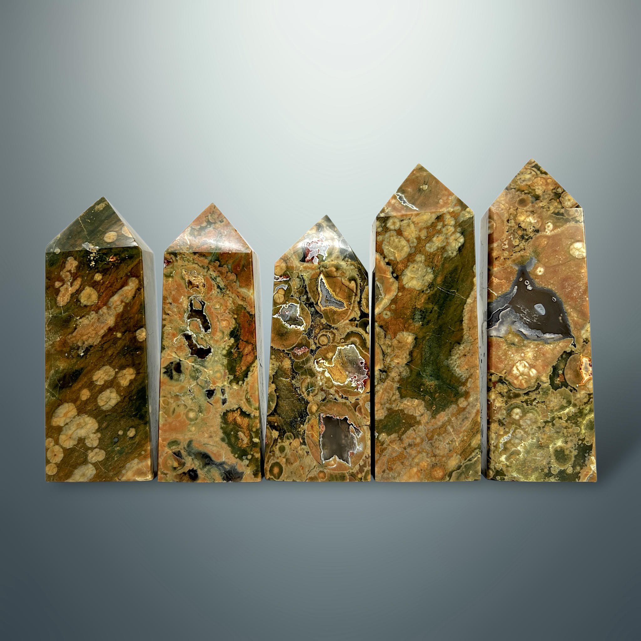 Jaspe Selva Tropical (Riolita) en Torre