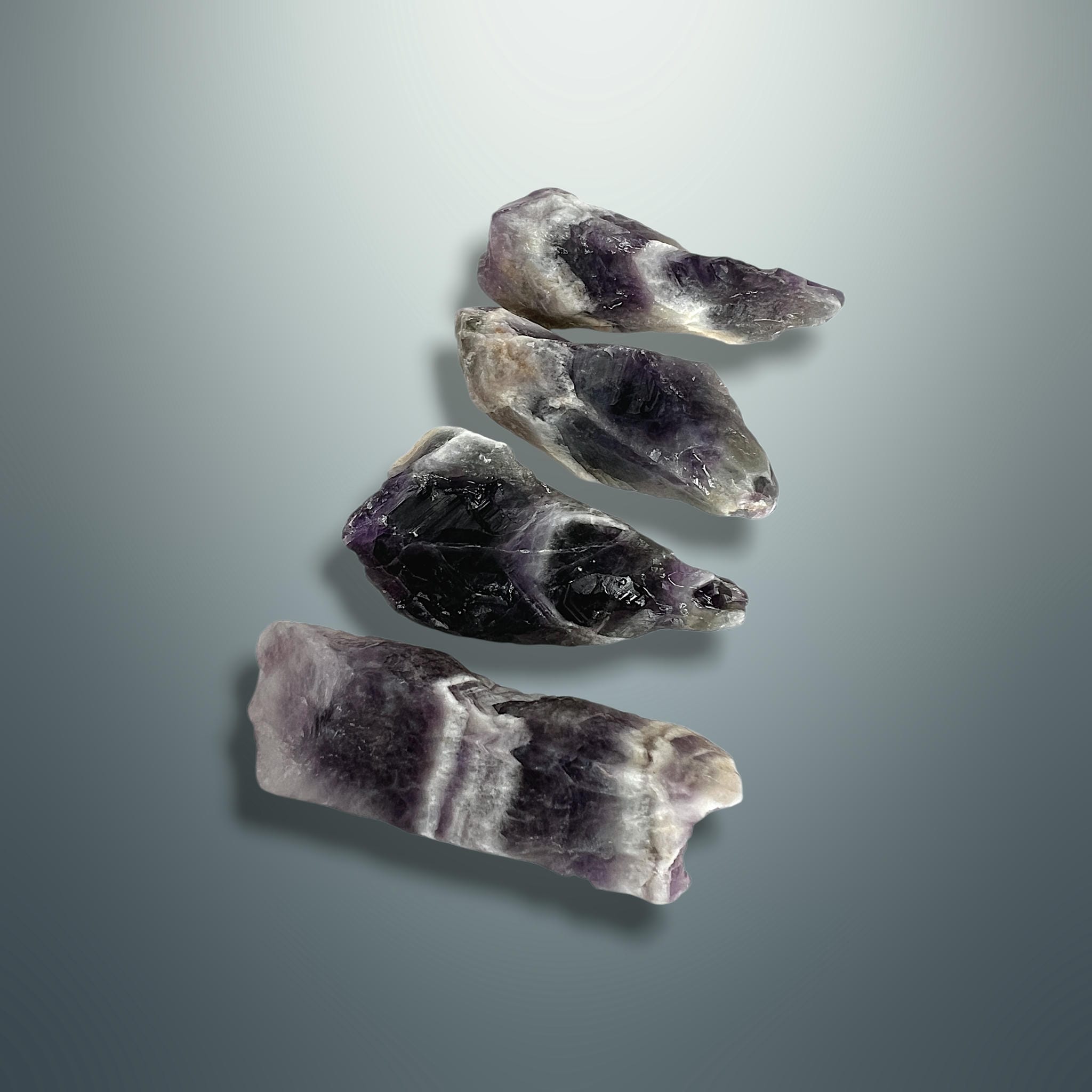 Amatista Chevron en Bruto