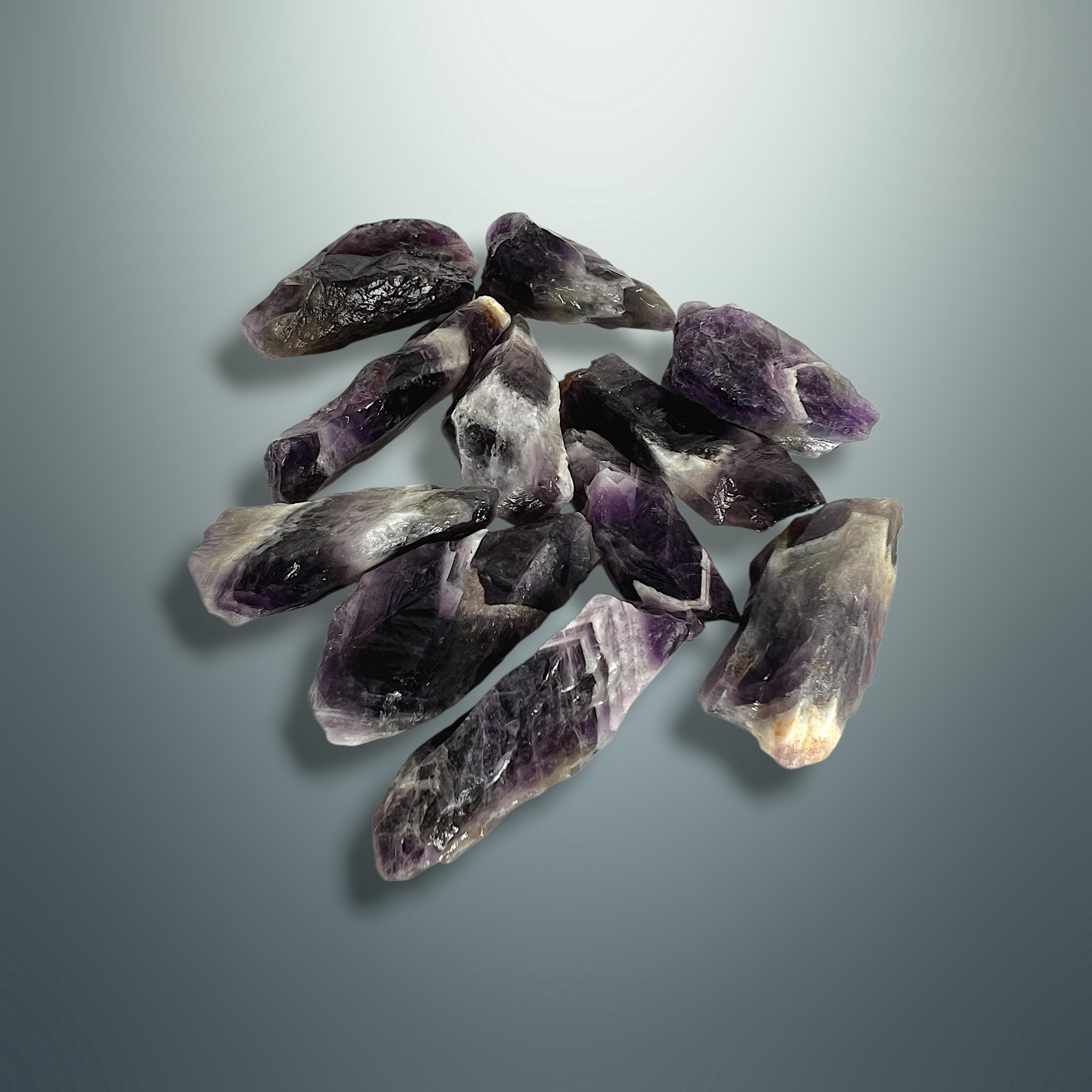 Amatista Chevron en Bruto