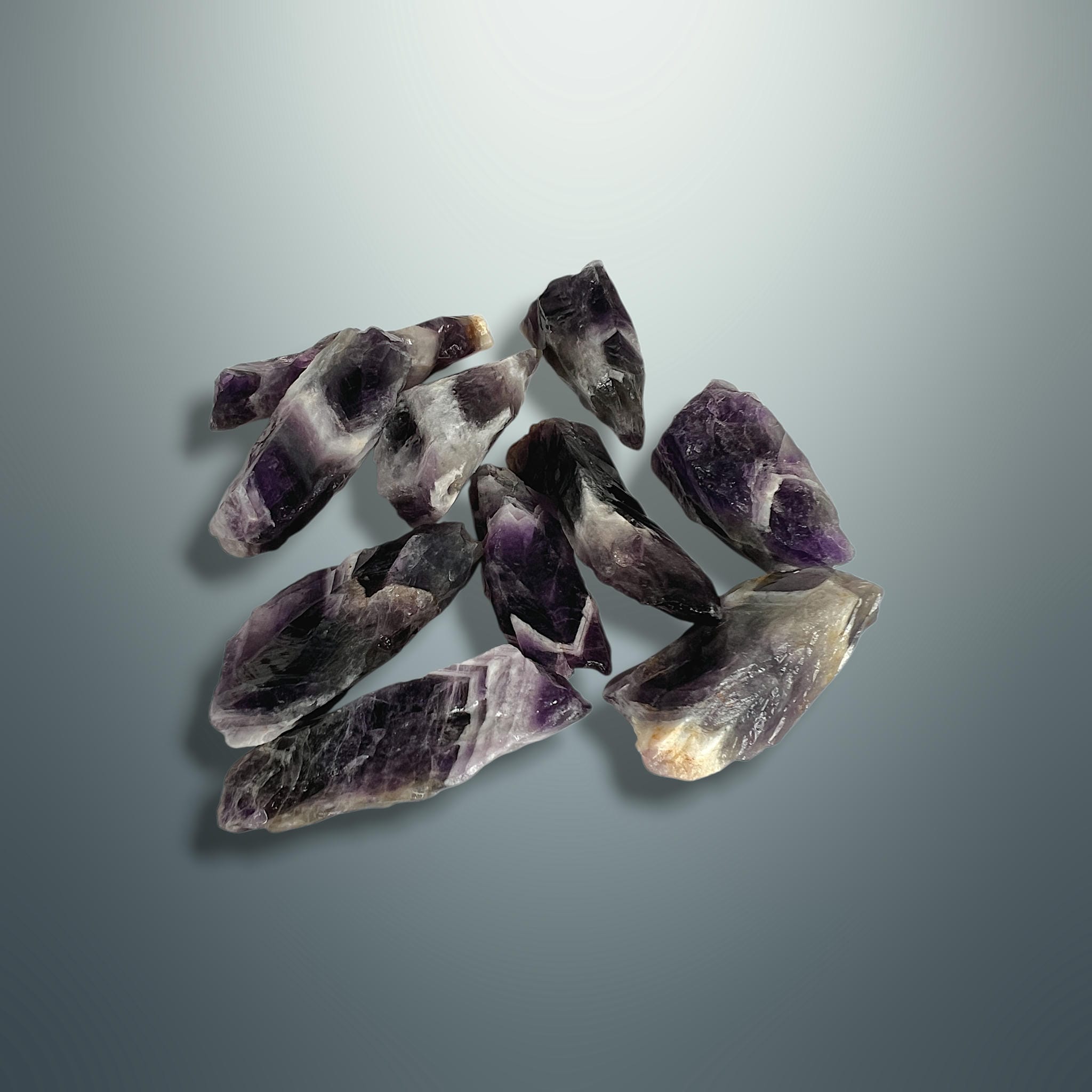 Amatista Chevron en Bruto