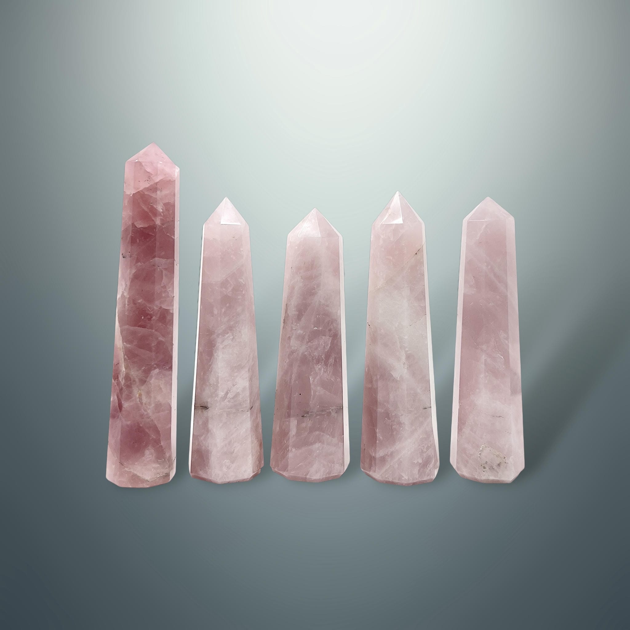 Cuarzo Rosa en Torre Hexagonal