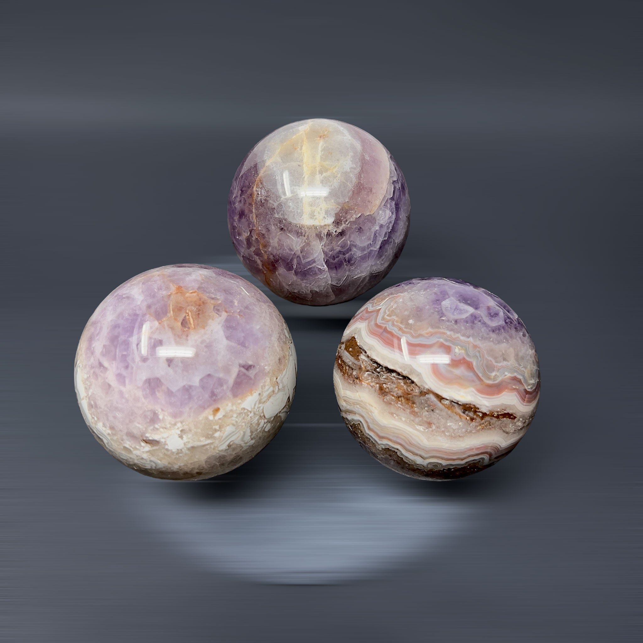 Amatista con Ágata en Esfera